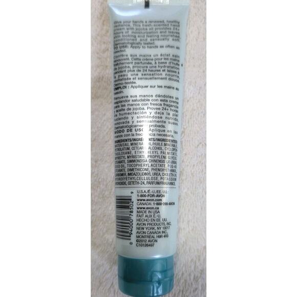 Avon SSS Skin So Soft ORIGINAL+Jojoba Replenishing Hand Cream 3.4 oz .Free Ship - Picture 2 of 5